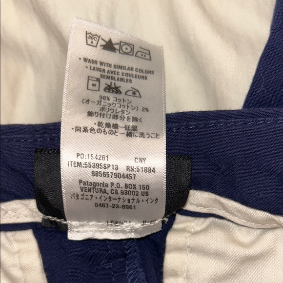 Patagonia Women’s Navy Pants, Size 4 - Picture 9 of 9